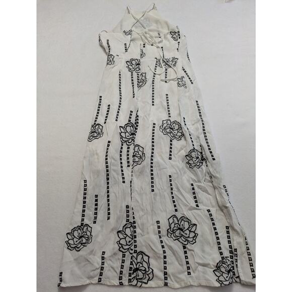 ASTR the label dress XS Halter Beachy Slip Sun Whimsy Midi Floral Wedding - Picture 10 of 16